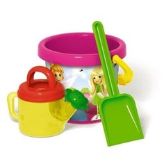 Песочный набор Stellar №129 Ведро, термо, лейка, прозрачная, совок 01829 Стеллар