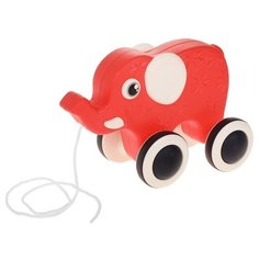 Каталка-игрушка Smart Pocket Слон 801722, красный