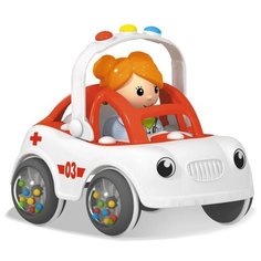 Скорая помощь Stellar Бусинка Скорая, 01992, 15 см, белый/оранжевый Стеллар