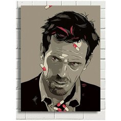 Картина по номерам сериал Доктор Хаус (Хью Лори) - 8716 В 30x40