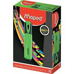 Маркер-выделитель Maped Fluo Peps Classic, зеленый