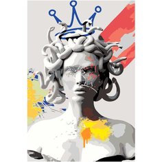 Картина по номерам холст на подрамнике 40-60 Медуза Горгона арт