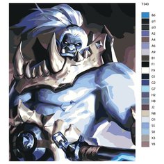 Картина по номерам Т343 "Mobile Legends: бальмонд" 60x80 Brushes Paints
