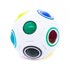 Головоломка-пятнашки YJ Rainbow Ball 3D Белый