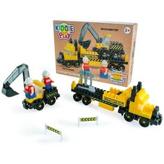 Конструктор Экскаватор и Погрузчик, 81 деталь (905) Kiddie Play