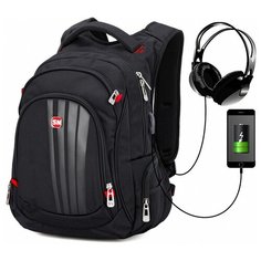 Школьный рюкзак для мальчиков подростков Skyname 90-130 с анатомической спинкой USB выход Vt.Studio