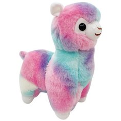 Мягкая игрушка Лама Альпака цвет Фиолетово-розовый 25 см Sun Toys