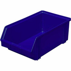 Ящик (лоток) универсальный полипропиленовый 400x230x150 мм синий, 1028922 NO Name