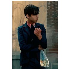 Картина по номерам на холсте сериал Академия Амбрелла Номер Пятый - 6806 В 60x40