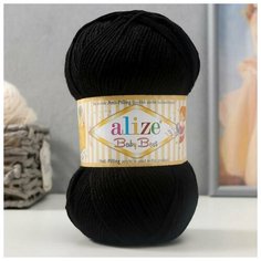Пряжа "Baby Best" 10процентов бамбук, 90процентов акрил 240м/100гр (60) Alize