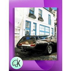Картина по номерам на холсте Ferrari Daytona, 40 х 50 см КУЛЬТУРА ЦВЕТА