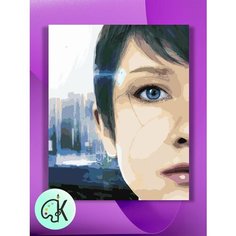 Картина по номерам на холсте Detroit Become Human, 40 х 50 см КУЛЬТУРА ЦВЕТА