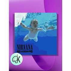 Картина по номерам на холсте Nirvana - Nevermind (1991), 40 х 40 см КУЛЬТУРА ЦВЕТА