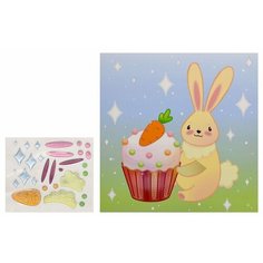 Набор для творчества Каляка-Маляка "Яркая Мозаика. Зайка", 20х20см