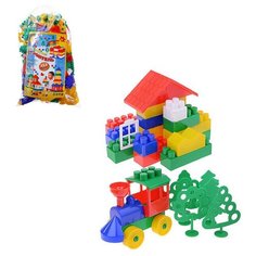 Конструктор «Строитель», 253 детали Полесье