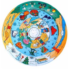 Дер. Игра Пазл-пирамида 4 сезона 01125 Toy Sib