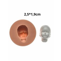 Молд для рукоделия 864 кукольное лицо Hobby Page