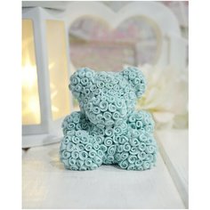 Силиконовая форма для мыла Мишка из роз маленький Hobby Page