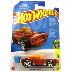 Машинка Hot Wheels коллекционная (оригинал) BRICKING SPEED красный/оранжевый