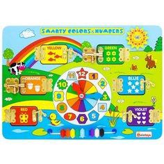 Развивающая игрушка Alatoys Smart colors and nubers, разноцветный