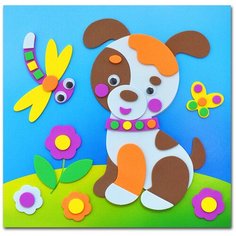 Дрофа-Медиа Мягкая картинка Щенок, 4158 разноцветный