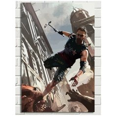 Картина по номерам Игра Dying light (зомби, орда, хоррор, апокалипсис) - 8959 В 60x40