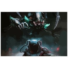 Картина по номерам на холсте настольная игра Nemesis Немезис - 6912 Г 60x40