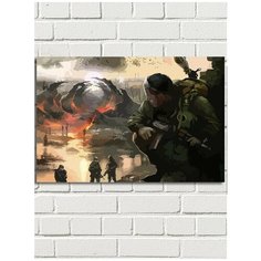 Картина по номерам игра Stalker (Зона) - 8628 Г 60x40