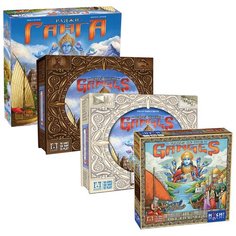 Настольная игра Фабрика Игр Раджи Ганга + дополнения Goodie Box 1 и 2 + The Dice Charmers