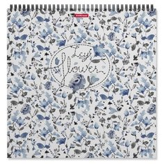 Альбом для эскизов ErichKrause Frozen Beauty 29,5x29,5см, 120 г/м2, 40л белый/голубой