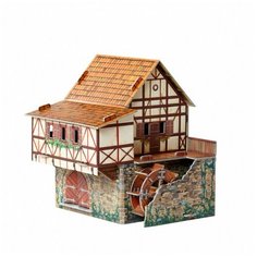 Игровой набор из картона. "Водяная мельница" У245-01 Умная Бумага