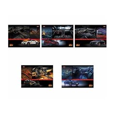 Альбом для рисования 16 л. Хатбер скоба "CARS" 16А4С ассорти "VK" (9/90) Hatber