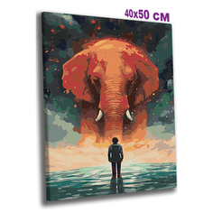 Картина по номерам 40х50 на холсте на подрамнике