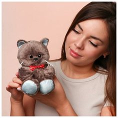 Мягкая игрушка "Именинник Marti", котик, 25 см (1 шт.) Pro Market