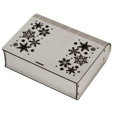 Деревянная коробка с резной крышкой Книга, М Rimini