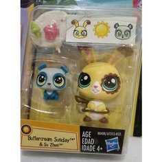 Littlest Pet Shop кролик Buttercream Sunday (#3771) и панда из серии Pets in the City Hasbro