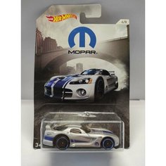 Hot Wheels Dodge Viper GTS-R Walmart Exclusive Редкая Коллекционная модель из сета Mopar