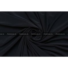 Ткань Трикотаж стрейч масло тёмно-тёмно синий, ш142см, 0,5 м Без бренда