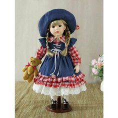 Кукла "Оленька" фарфоровая (на подставке), 40 см Polly Dolls