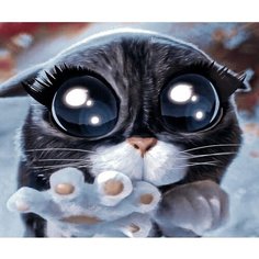 Картина по номерам Инди Кот 40х50 см АртТойс