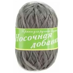 Пряжа Носочная добавка стальной (18), 100%полиэстер, 200м, 50г, 2шт Texture LAB (Екатеринбург)