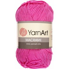 Пряжа YarnArt Macrame ярко-розовый (140), 100%полиэстер, 130м, 90г, 2шт