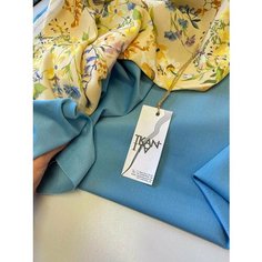 Ткань Костюмно-плательный хлопковый однотонный микровельвет, 1 м. Noname