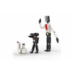 Конструктор MOC Фигурк Скибиди Туалет-2 167 деталей. Tank