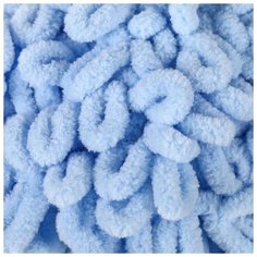 Пряжа "Puffy fine" 100% микрополиэстер 14,5м/100г (218 голубой), 1шт Alize