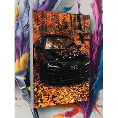 Картина по номерам Audi Машина Ауди Осень Желтые листья Круто красим