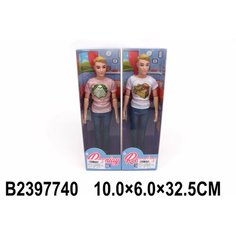 Кукла, 2 вида в ассортименте, ручки шарнирные, в к 10x6x32,5 см NO Mark