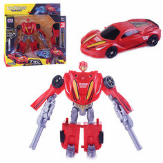 Робот трансформирующийся в машину "Рон" в ассортименте, в коробке КНР