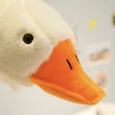 Мягкая игрушка гусь обнимусь / Подушка для игр и сна антистресс / 90 см Take Easy