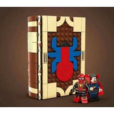 Конструктор MG526 Книга человек-паук и доктор стрендж, 447 деталей Нет бренда